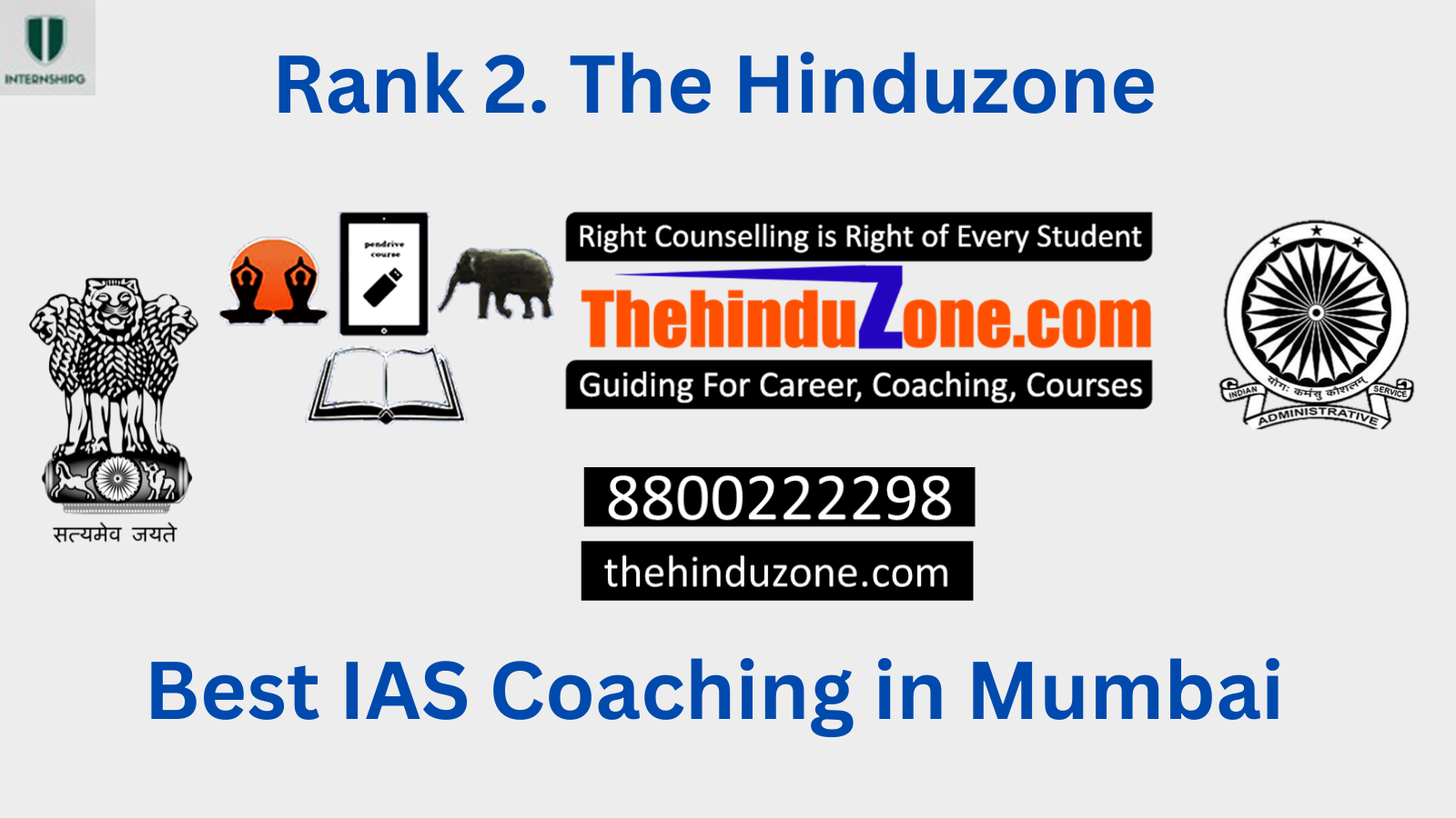 Rank 2 The Hinduzone Best IAS Coaching in Mumbai