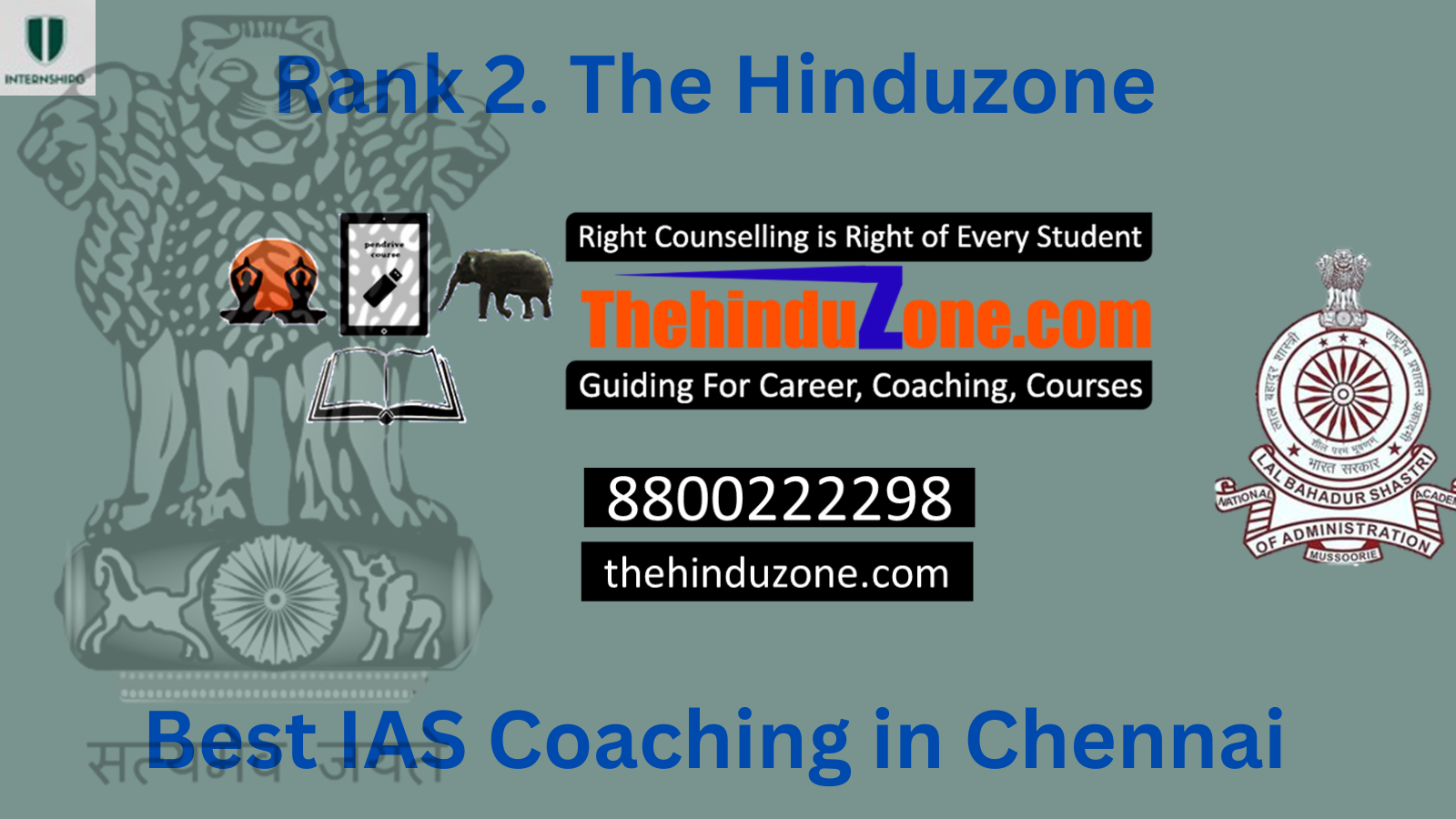 Rank 2. The Hinduzone | Best Coaching in Chennai