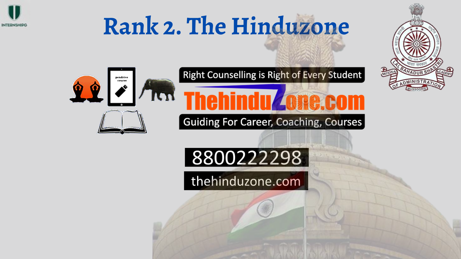 Rank 2. The Hinduzone | Best IAS Coaching in Maharashtra