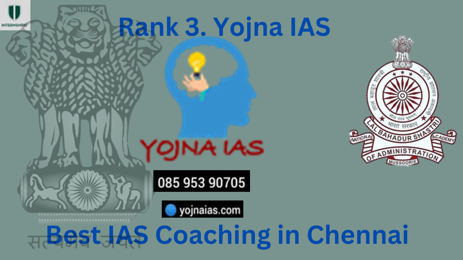 Rank. 3 Yojna IAS | Best IAS Coaching in Chennai