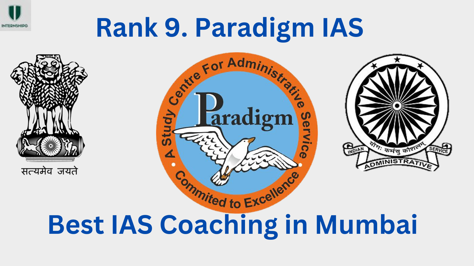 Rank 9 Paradigm IAS Best IAS Coaching in Mumbai