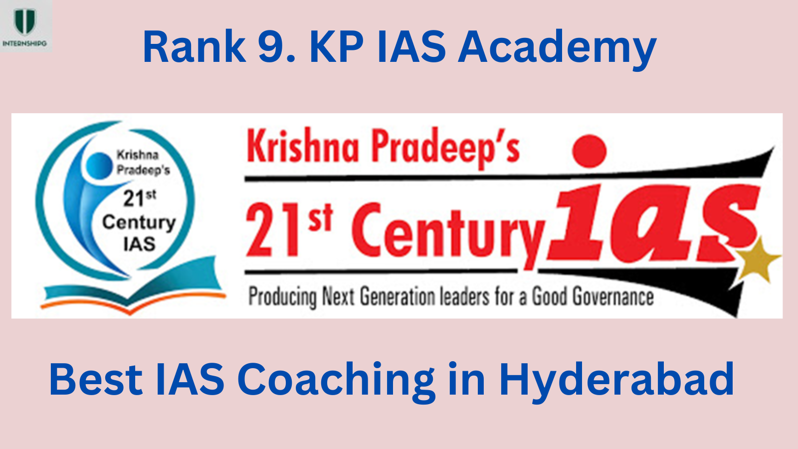 Rank 9. KP IAS | Best Coaching in Hyderabad