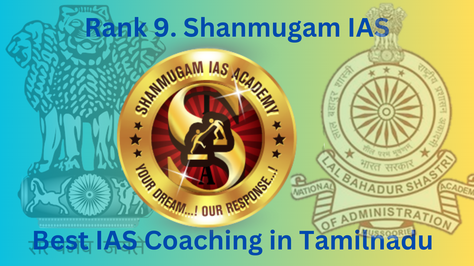 Rank 9. Shanmugam IAS | Best IAS Coaching In Tamil Nadu