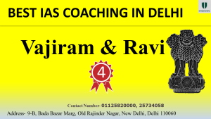 Rank 4 Best IAS Coaching in Delhi