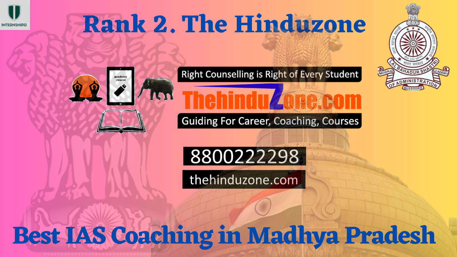 Rank 2. The Hinduzone | Best IAS Coaching in Madhya Pradesh