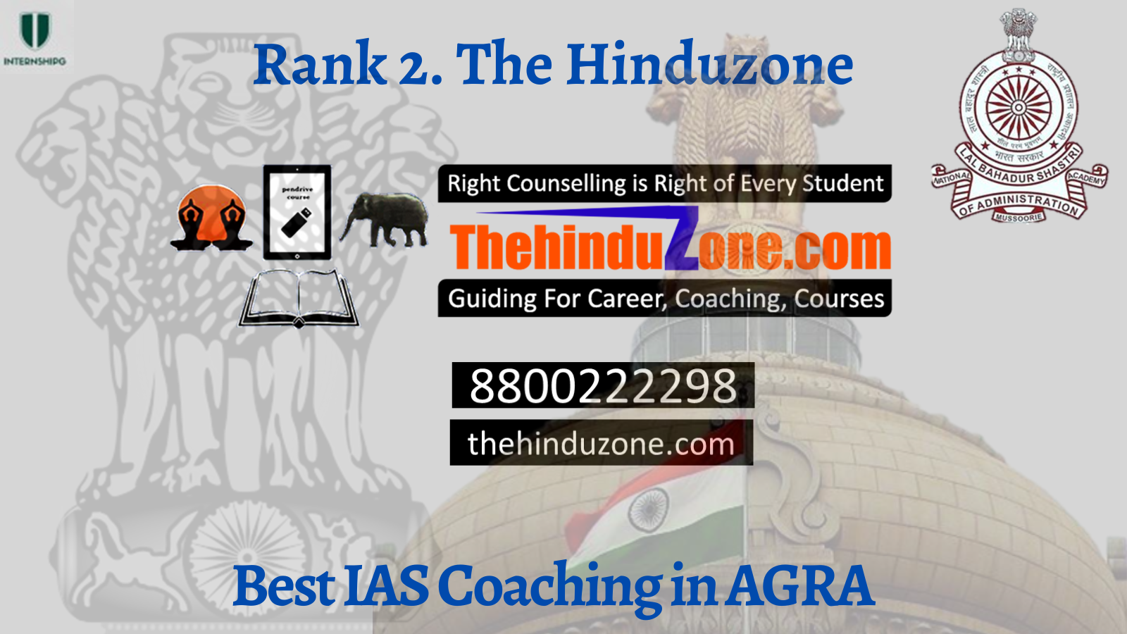 Rank 2. The Hinduzone | Best IAS Coaching in Agra