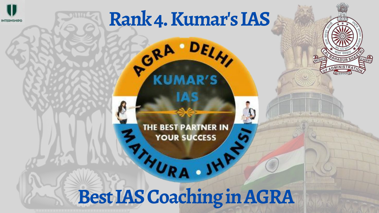 Rank 4. Kumar's IAS| Best IAS Coaching in Agra