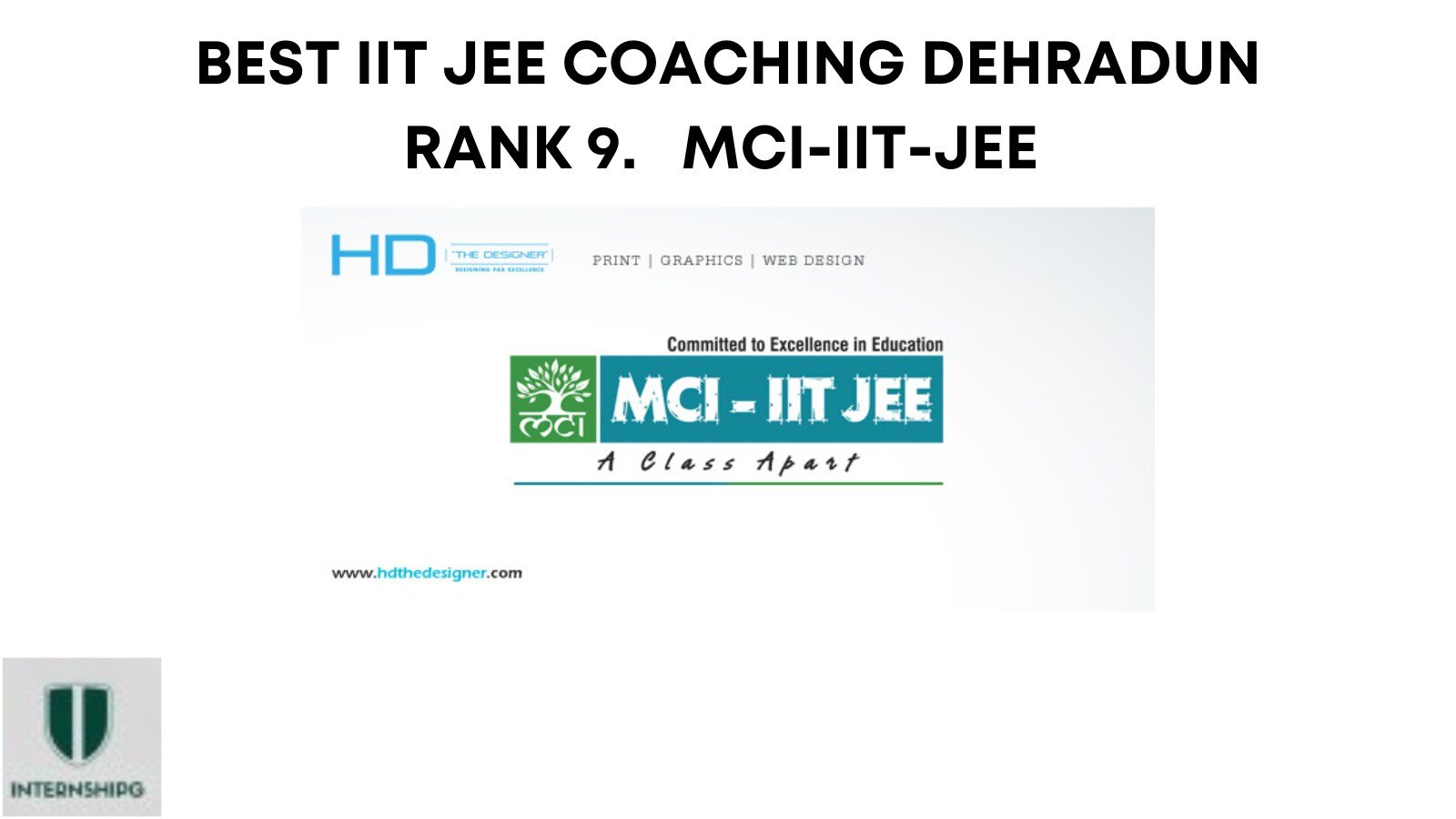 Rank 9. | MCI-IIT-JEE | Best IIT JEE Coaching In Dehradun