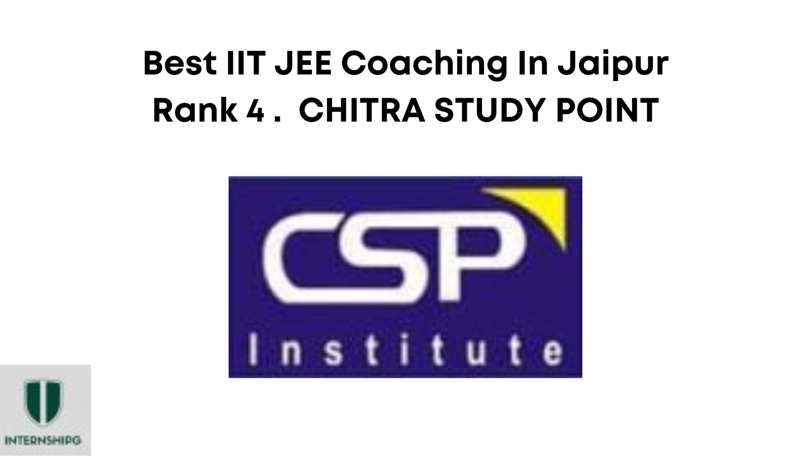 Rank 4. CHITRA STUDY POINT | Best IIT JEE Coaching In Jaipur