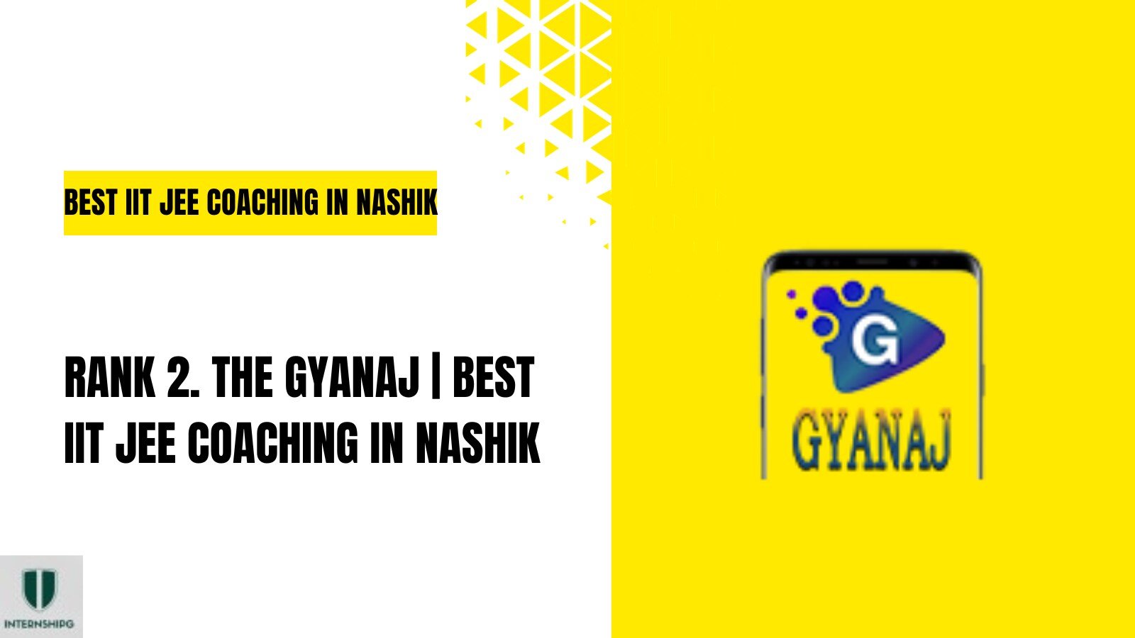 Rank 2. The Gyanaj | Best IIT JEE Coaching in Nashik