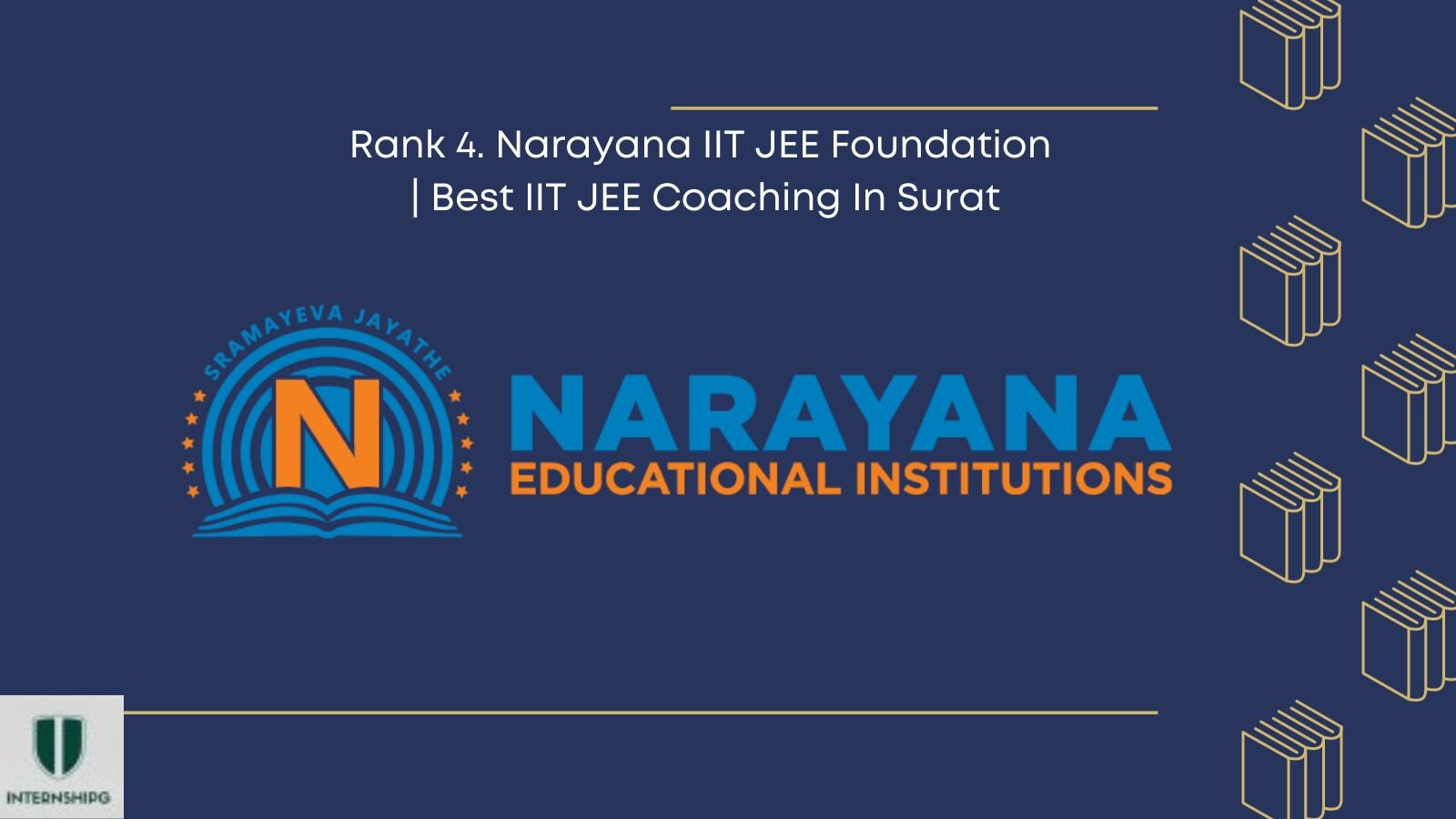 Rank 4. Narayana IIT JEE Foundation | Best IIT JEE Coaching In Surat