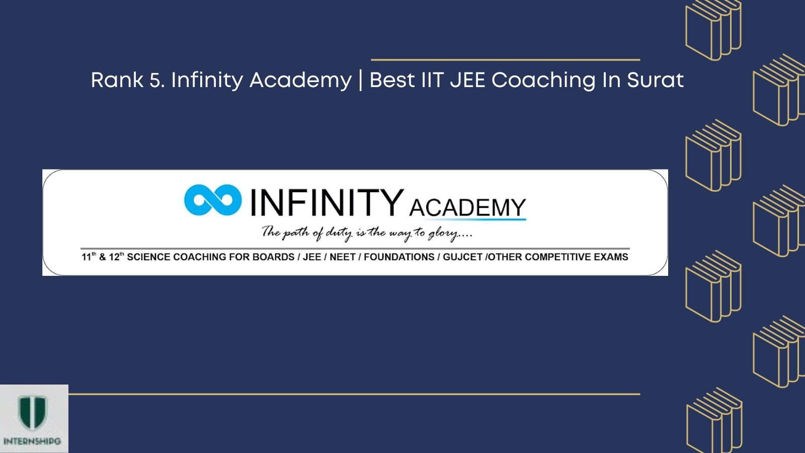 Rank 5. Infinity Academy | Best IIT JEE Coaching In Surat