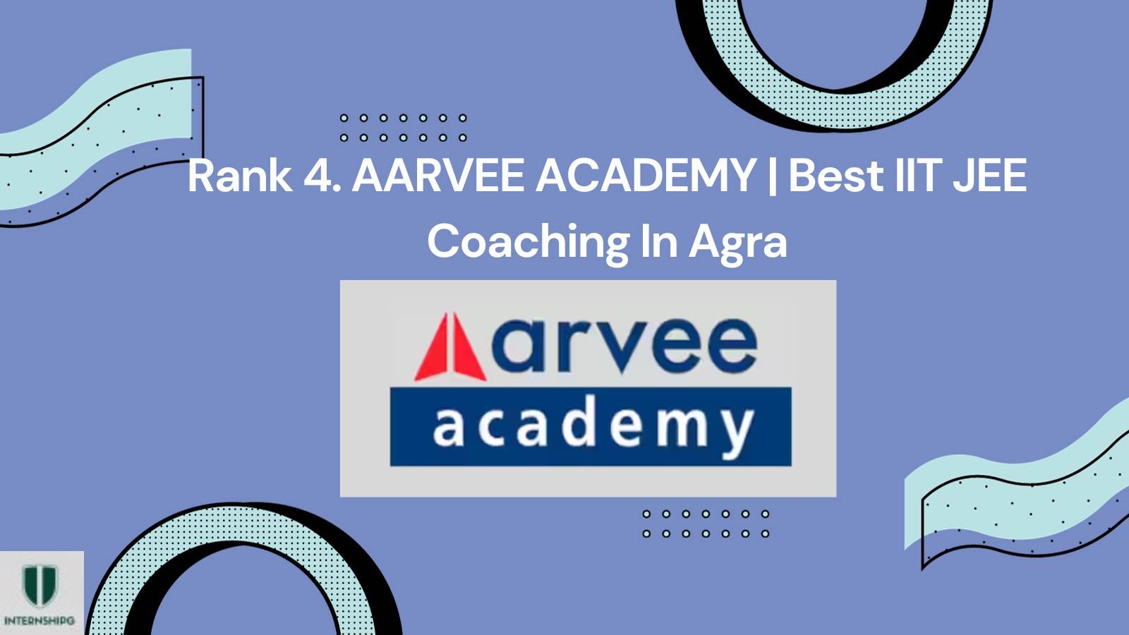 Rank 4. AARVEE ACADEMY | Best IIT JEE Coaching In Agra