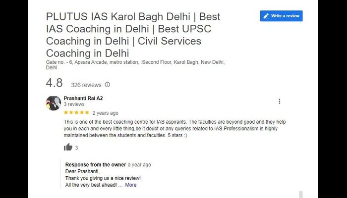 Plutus IAS Coaching in Delhi