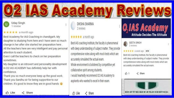 O2 IAS Academy Reviews