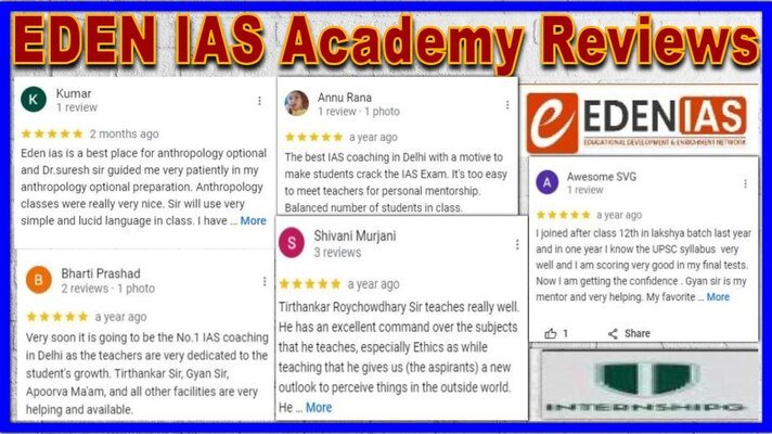EDEN IAS Academy Reviews
