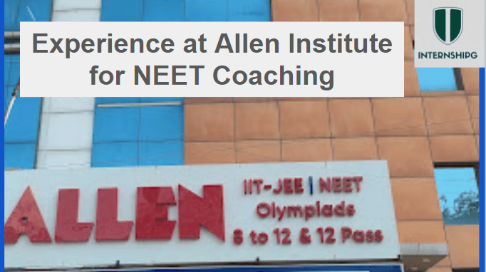 Allen Institute NEET Coaching Experience