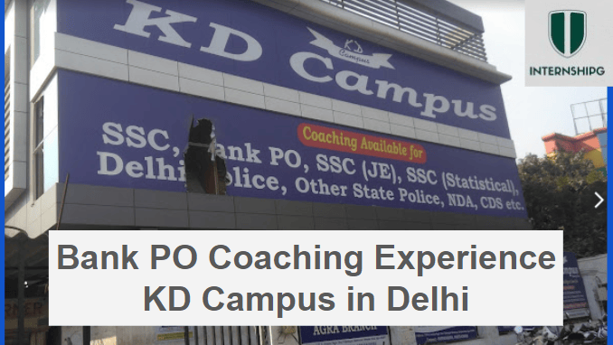 Bank PO Coaching at KD Campus Delhi