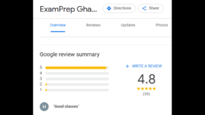 ExamPrep Coaching in Ghaziabad Google Review