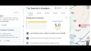 The Teacher,s Academy Coaching Institute in Ghaziabad google Review