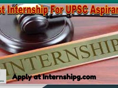 Best Internship for UPSC aspirants