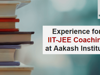 Experience for IIT-JEE Coaching at Aakash Institute