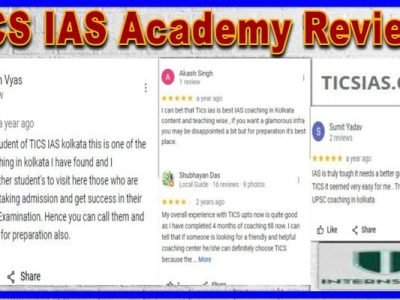 TICS IAS Academy Reviews