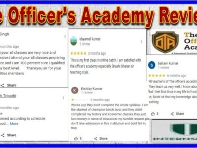 The Officer's Academy Reviews