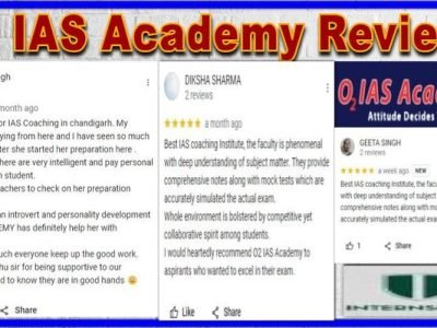O2 IAS Academy Reviews