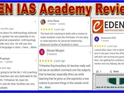 EDEN IAS Academy Reviews