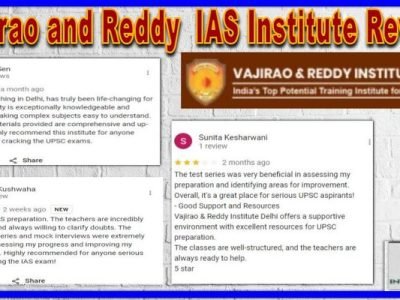Vajirao and Reddy IAS Institute Review