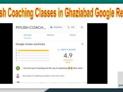 Piyush Coaching Classes in Ghaziabad Google Review
