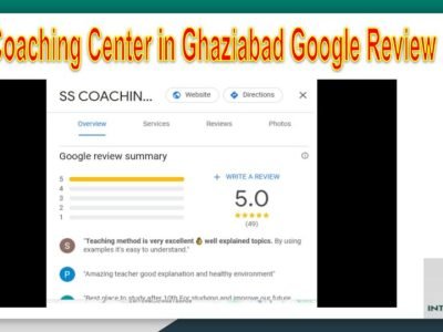 SS Coaching Center in Ghaziabad Google Review